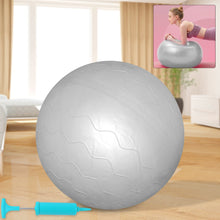 Heavy Duty Gym Ball Non-Slip Stability Ball with Foot Pump for Total Body Fitness