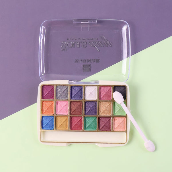 Premium 18-Color Shimmer Eyeshadow Palette (12 GM / 1 Pc)