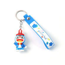 Cute Silicone 3D Key Chain with Metal Hook & Strap (Pack of 1)