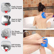 Premium Silicone Back Scrubber Belt – Body Exfoliating Bath Brush