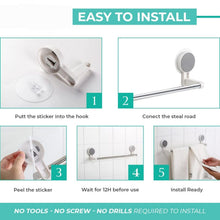 Self-Adhesive Towel Rod - (1 Pc)