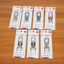 Premium Heavy-Duty Metal Keychain with Carabiner Clip (1 Pc / Assorted Design)