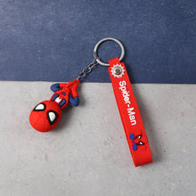 Cute Cartoon Silicone 3D Key Chain with Metal Hook & Strap (Pack of 1)