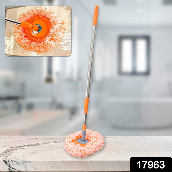 360° Rotatable Ceiling Dust Cleaning Mop  for Ceiling Floor Bathroom Kitchen Tile